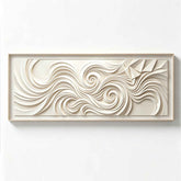 Deep Ocean Swirl Relief | Large Handmade 3D Textured Canvas Art for Modern Ho#TX260005